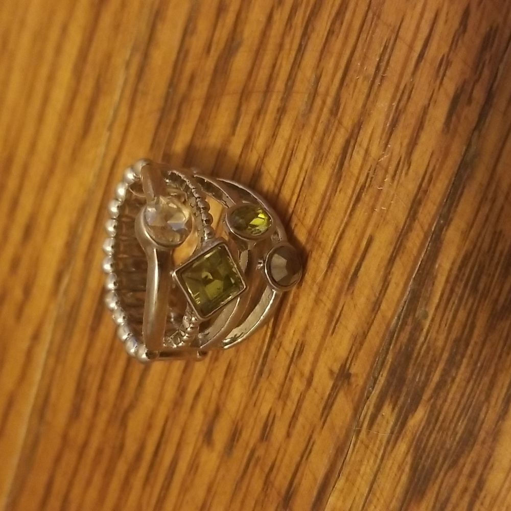 Adjustable Rhinestone Ring